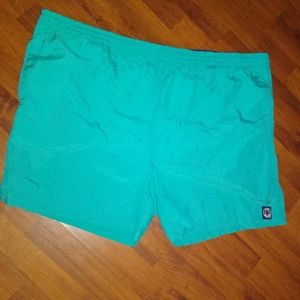 J G Hook green swim trunks